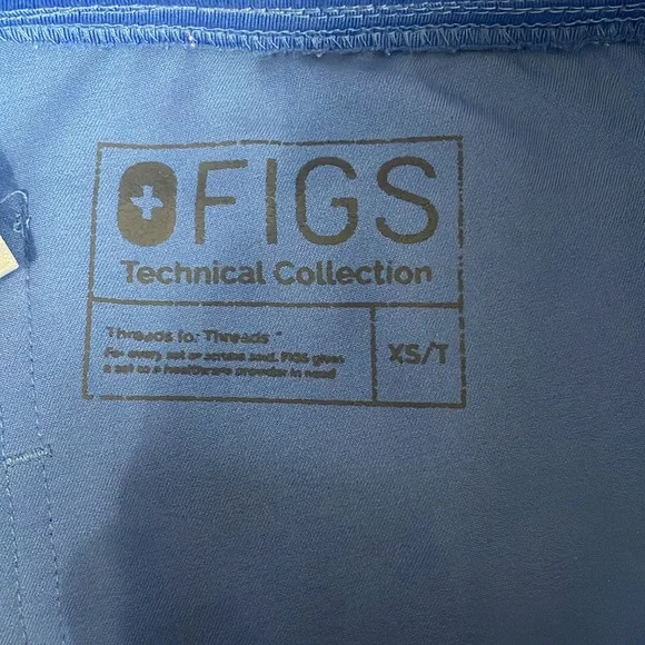 figs ceil blue scrub set - Picture 7 of 8